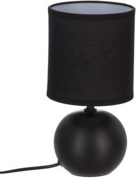 Lampe boule céramique Noir Mat